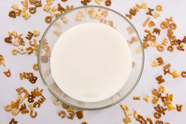 Alphabet Corn Flakes — Stock Photo