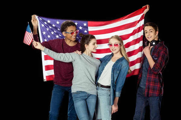 Adolescentes americanos - foto de stock
