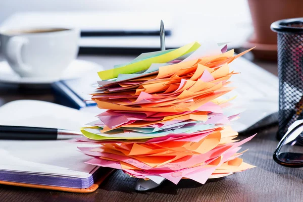 Office supplies at workplace — Stock Photo