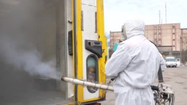 Koronavirüsten üretim ekipmanlarının dezenfeksiyonu