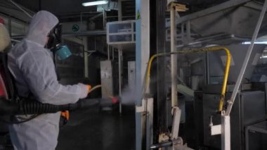 Koronavirüsten üretim ekipmanlarının dezenfeksiyonu