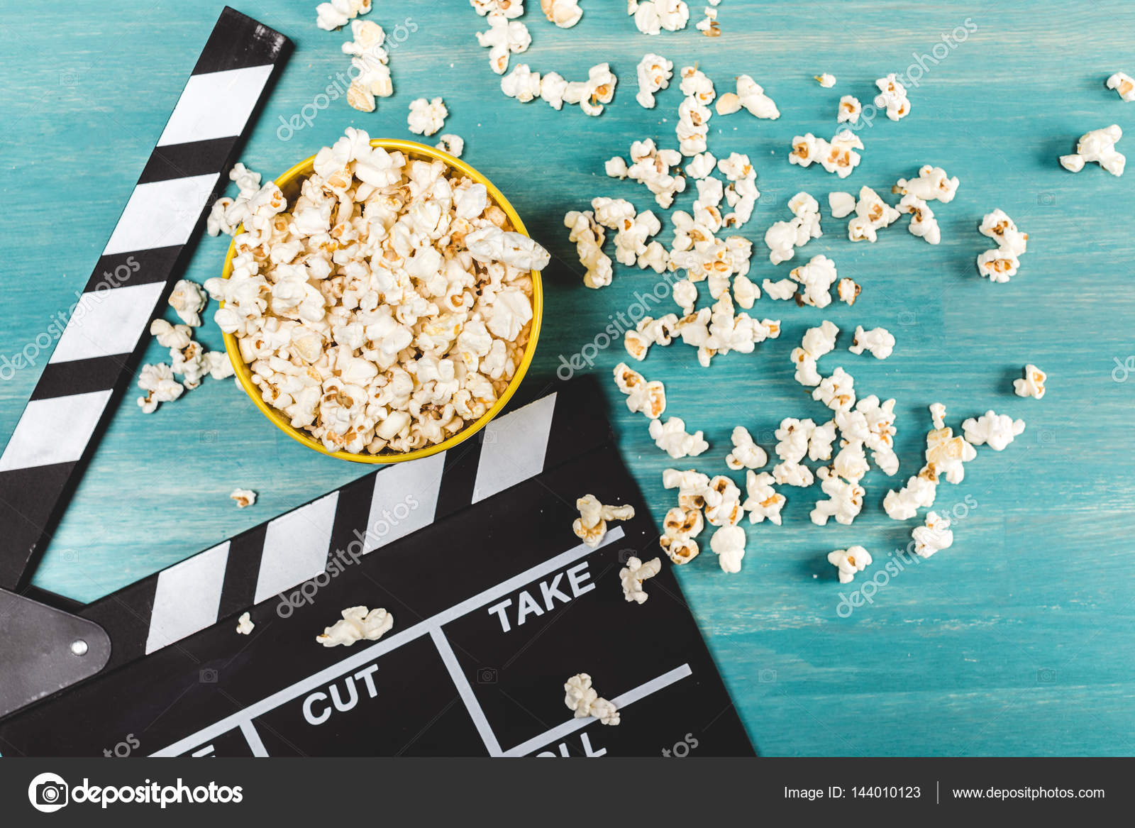 Popcorn And Movie Clapper Stock Photo Image By C K Klimenko Popcorn And Movie Clapper Stock Photo Image By C K Klimenko
