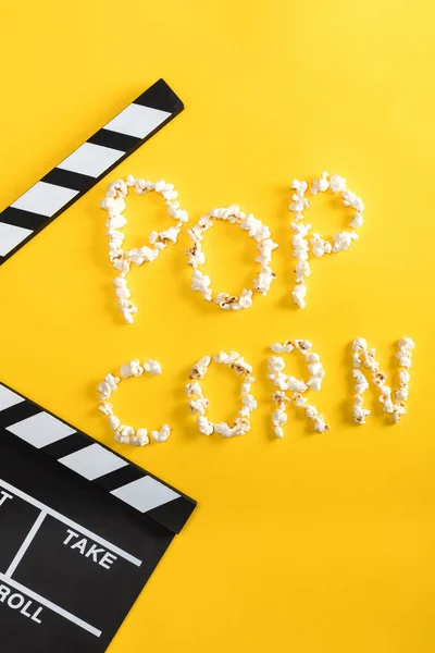 Pop corn lettering — Stock Photo, Image