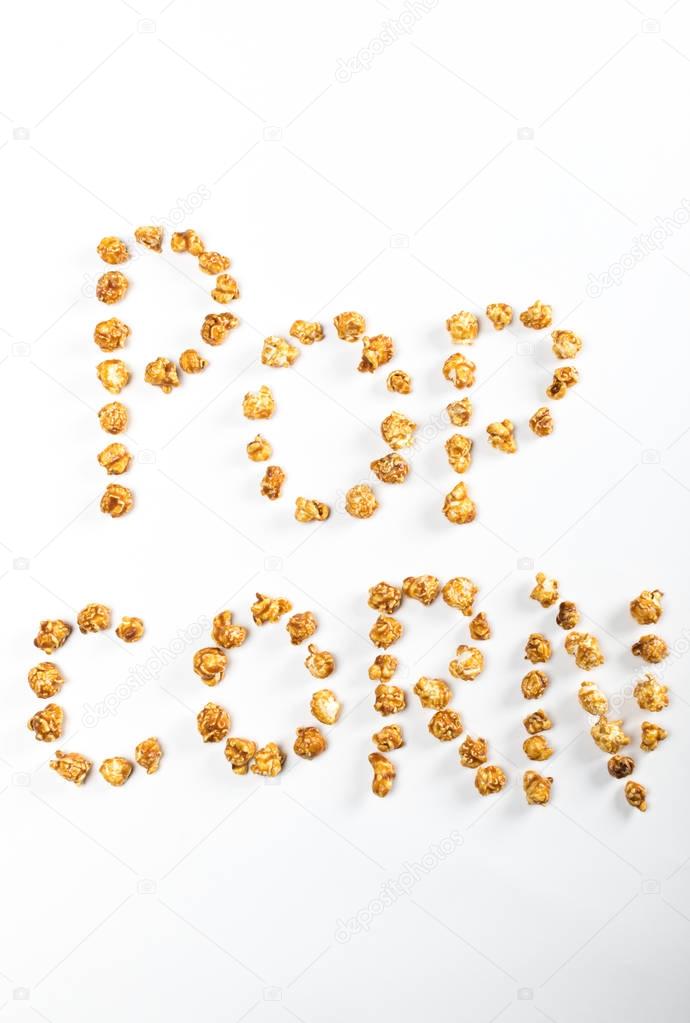 popcorn kernels lettering