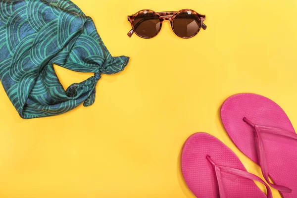 Zomer vakantie items — Stockfoto