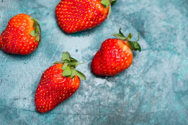 成熟的红草莓 — 图库照片