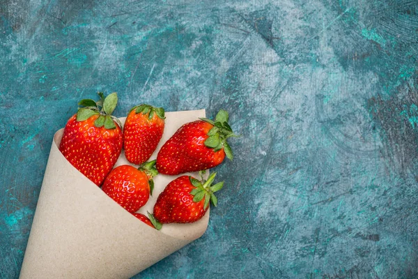 Fraises rouges fraîches — Photo de stock