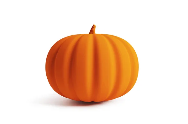 Halloween pumpkin isolated on white background. 3d rendering — Stock Photo, Image