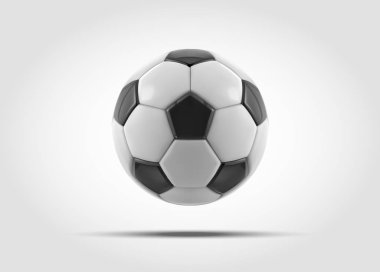 Vektör futbol topu. Gerçekçi futbol topu veya futbol topu