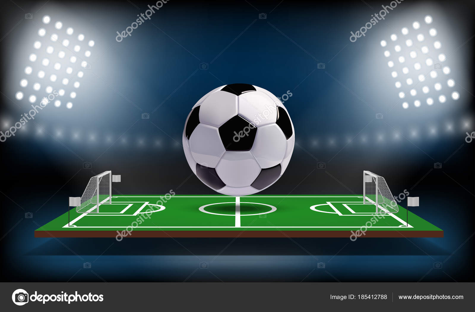 Jogo De Símbolos De Futebol Do Vetor De Futebol Desportivo