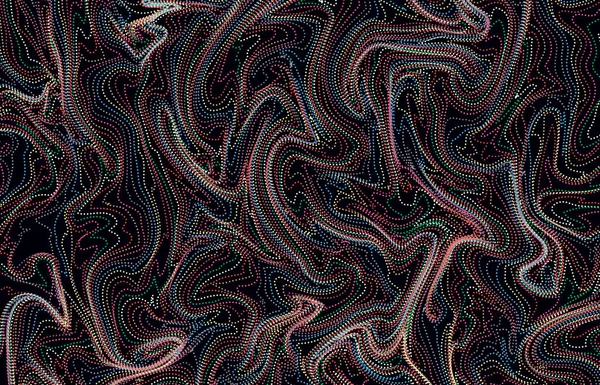 Fondo de patrón de remolino líquido en color pastel vívido, patrón de remolino moderno. Hermoso abstracto moderno digital rizado fondo. Fondo de patrón de líneas rizadas con rayas giratorias . — Vector de stock