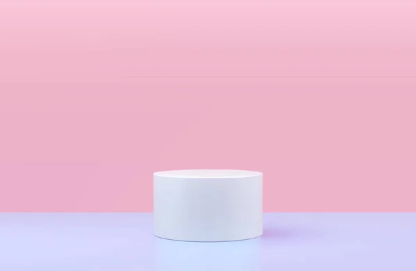 원심분리기 Vector Podium 받침대 Pedestal Platform 화장품 프레젠테이션의 파스텔 색깔의 — 스톡 벡터