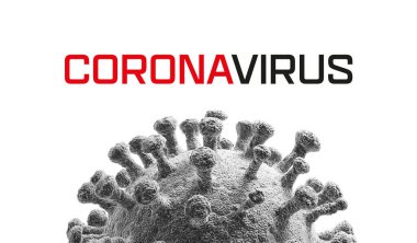 Virüs beyazda izole edilmiş. Koronavirüs hücrelerine ya da bakteri moleküllerine yakın çekim. Grip, mikroskop altında bir virüse bakmak, bulaşıcı bir hastalık. Bakteri enfekte olmuş organizma. Virüs Covid-19. 3d Hazırlama