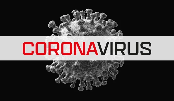 Virus Isolé Sur Blanc Gros Plan Sur Les Cellules Coronavirus — Photo