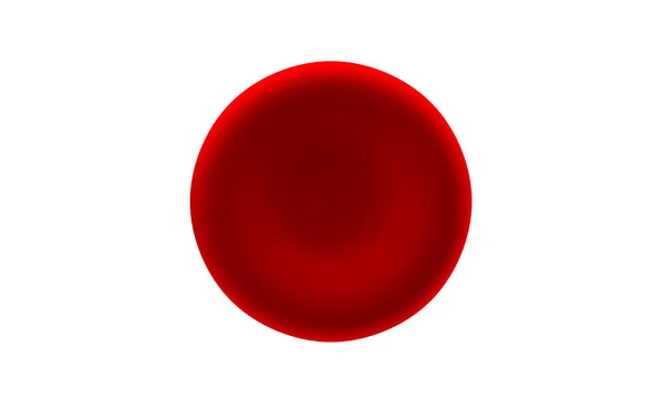Érythrocytes Globules Rouges Isolés Sur Fond Blanc Image Vectorielle Réaliste — Image vectorielle