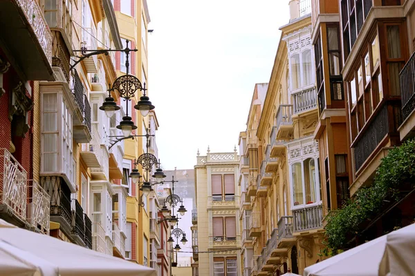 Cartagena calle del casco antiguo — Foto de Stock