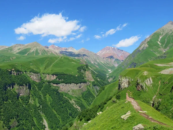 緑の山々 とジョージア州の青空 — ストック写真