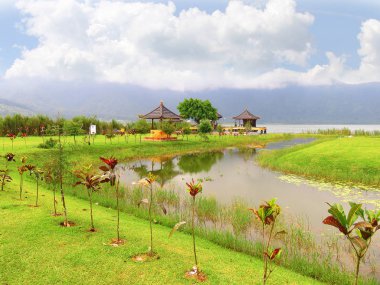 Resim Bali çekilen. Lake Beratan Bali