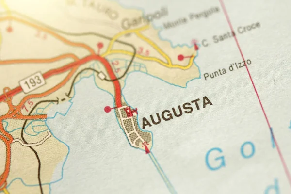 Augusta. Ön Sicilien, Italien — Stockfoto