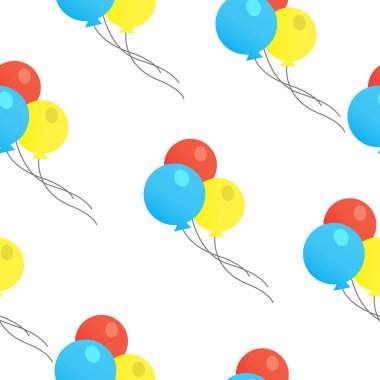 renkli balonlar seamless modeli