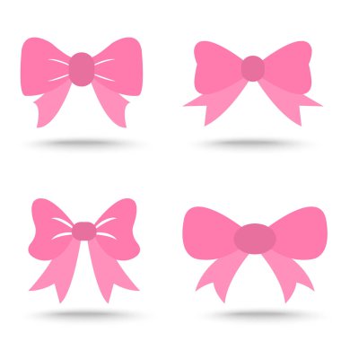 Kutlama ve doğum günü için pembe kurdele seti,