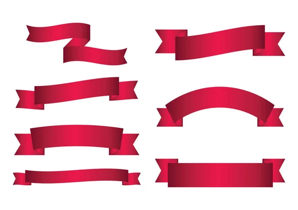 Набір значків червоної арки , — стоковий вектор