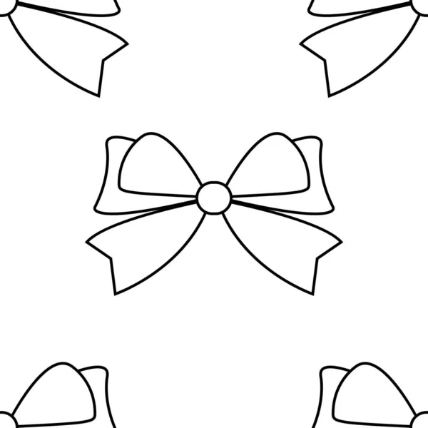 无缝模式的弓 — 图库矢量图片