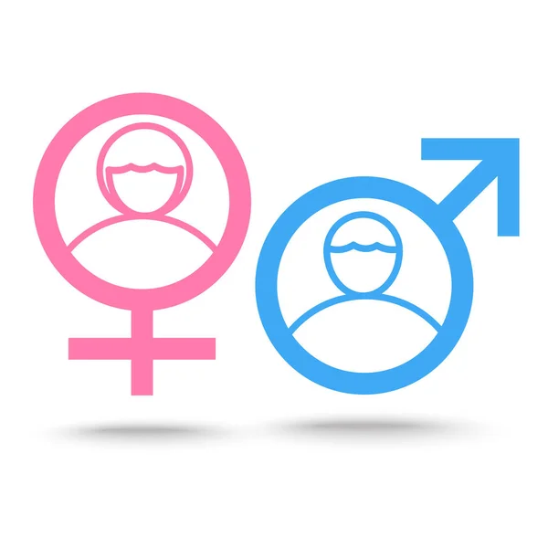 Gender-Symbole — Stockvektor