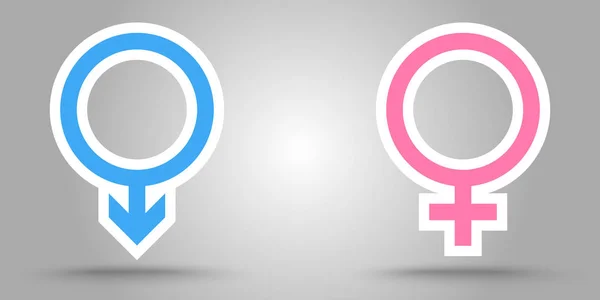 Gender-Symbole — Stockvektor