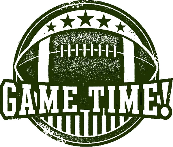 Futebol americano Game Time — Vetor de Stock