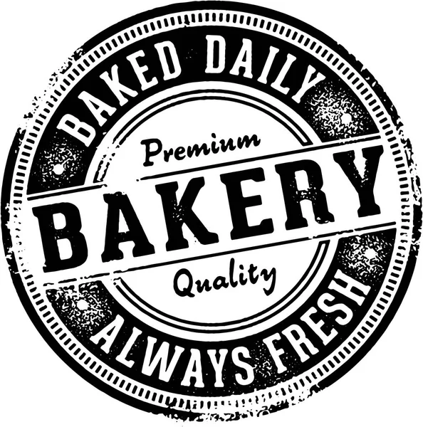 Panneau de boulangerie fraîche — Image vectorielle