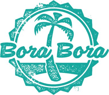 Bora Bora Vintage turizm damgası