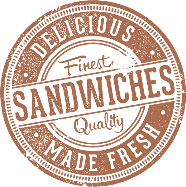 Premium Deli Sandwiches — Stockvektor