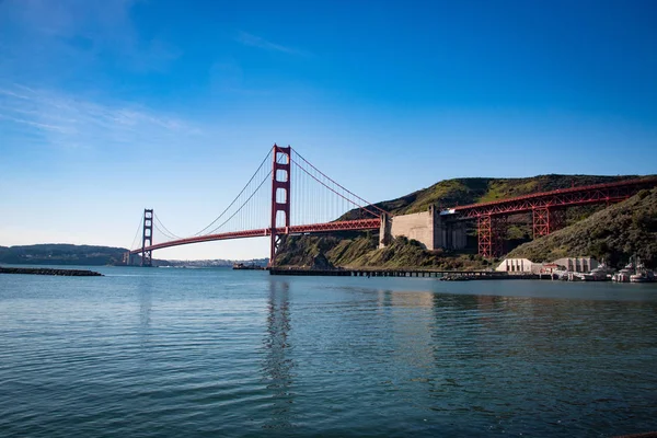 Γέφυρα Γκόλντεν Γκέιτ στο Σαν Φρανσίσκο, ΗΠΑ — Φωτογραφία Αρχείου