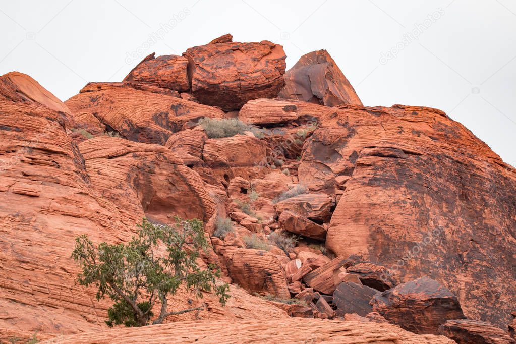 Red Rock in the Red Rock Canyon National Conservation Area, USA