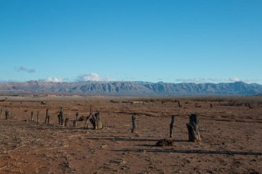 Hayalet şehir St Thomas Lake Mead Ulusal rekreasyon içinde terk 
