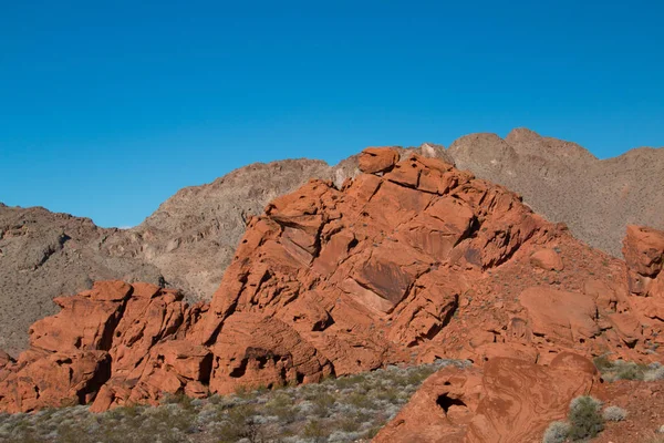 Lake mead Ulusal rekreasyon alanı, Ne kırmızı kumtaşı — Stok fotoğraf