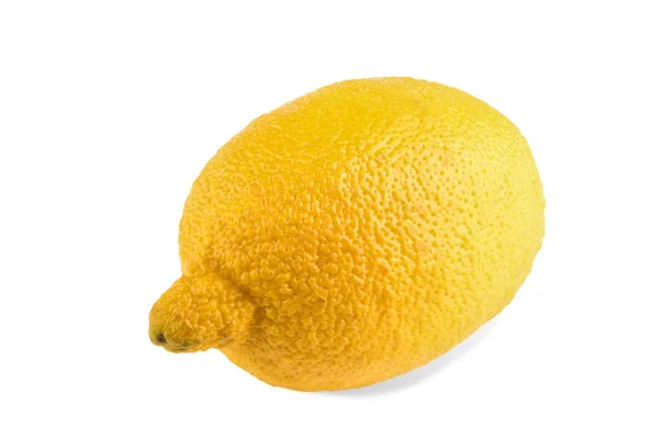 Close up of whole lemon with textured peel — Stock Photo, Image