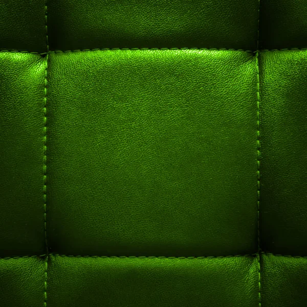 Square shiny electric green leather background