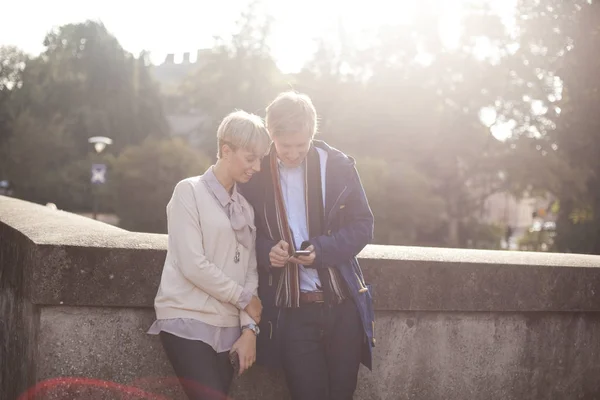 Happy young students — Stock Photo, Image