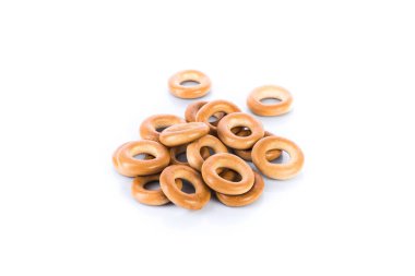 Beyaz arka planda, gölgeler ve yansımaları, simit resmi oluştur kopya alanı, etiket için şablon için değiştirme