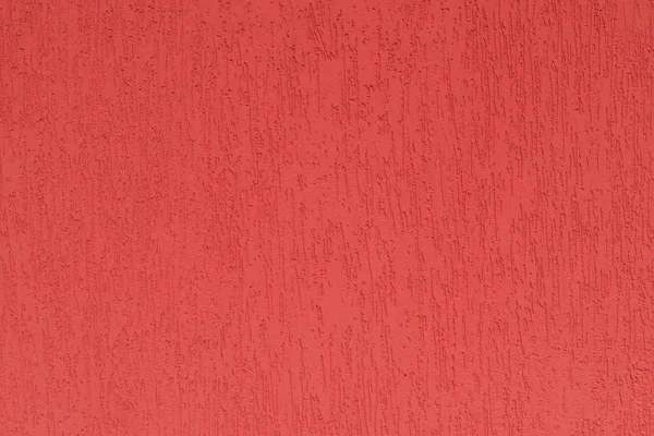 Fragment of a plastered wall in bark beetle style, red color, sample, facades of houses — Stock Image Fragment of a plastered wall in bark beetle style, red color, sample, facades of houses Royalty Free Stock Images