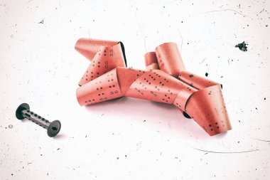 120 film orta format retro fotoğraf makinelerinde gölgeler ile beyaz arka plan, retor efekti çizikler kir gürültü noktalar ve vinyet etkisi