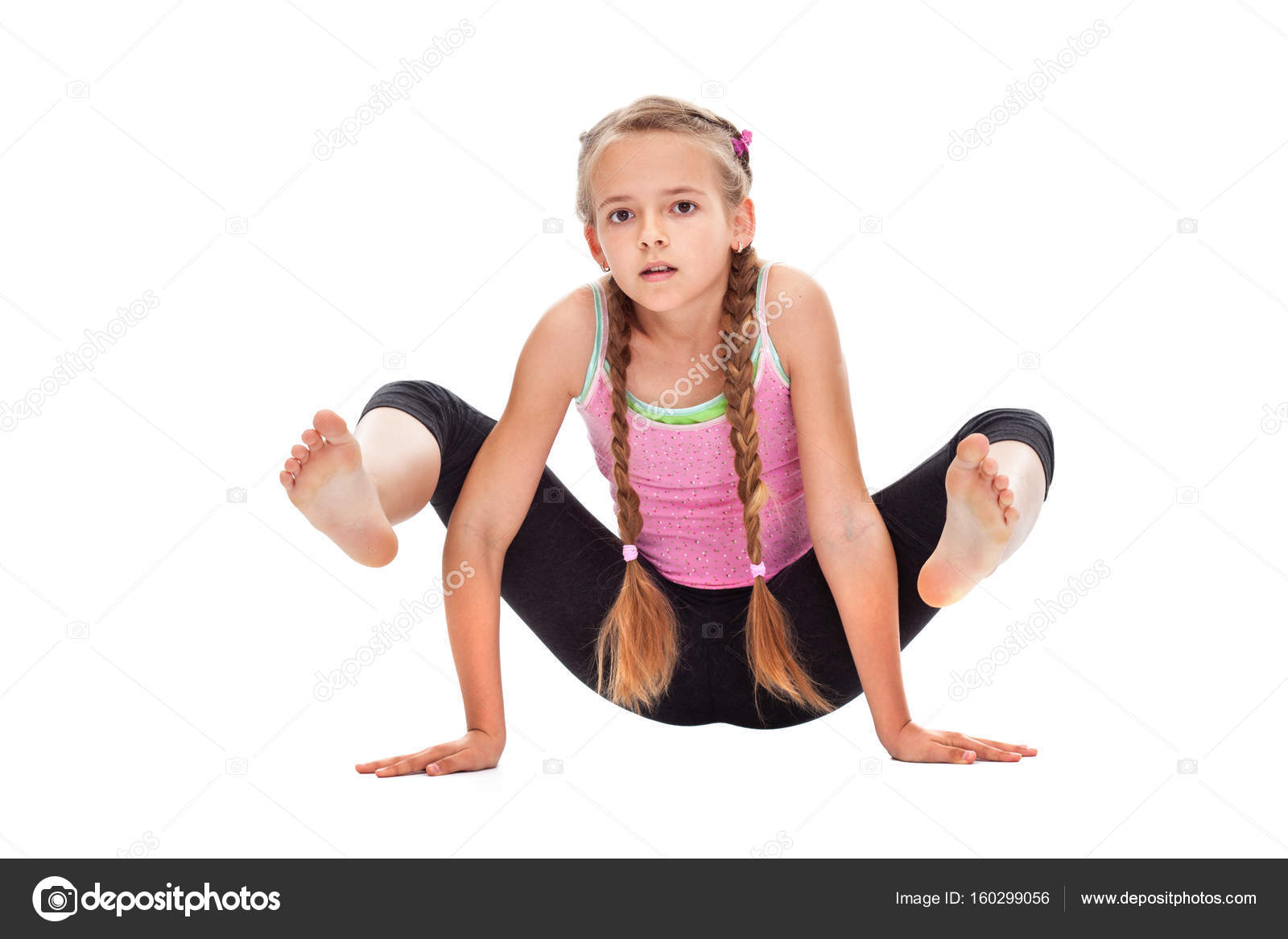 Young girls exercising hotsell