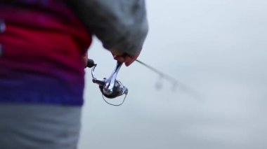 Fener iplik çubuk ile Balık tutma