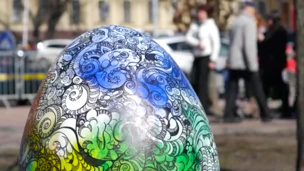 Happy Easter celabration na Ukrainie — Wideo stockowe