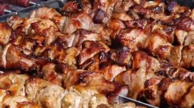 Izgara lezzetli et döner