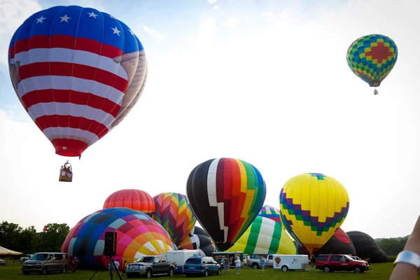 Hot air balloons festival in New Jersey — Stock Photo, Image
