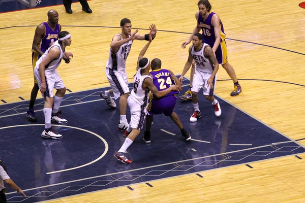 Kobe Bryant no jogo contra New Jersey Nets — Fotografia de Stock