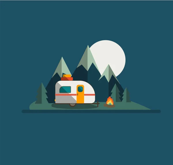 Camping background Stock Vector Image by ©Favetelinguis199 #43728255